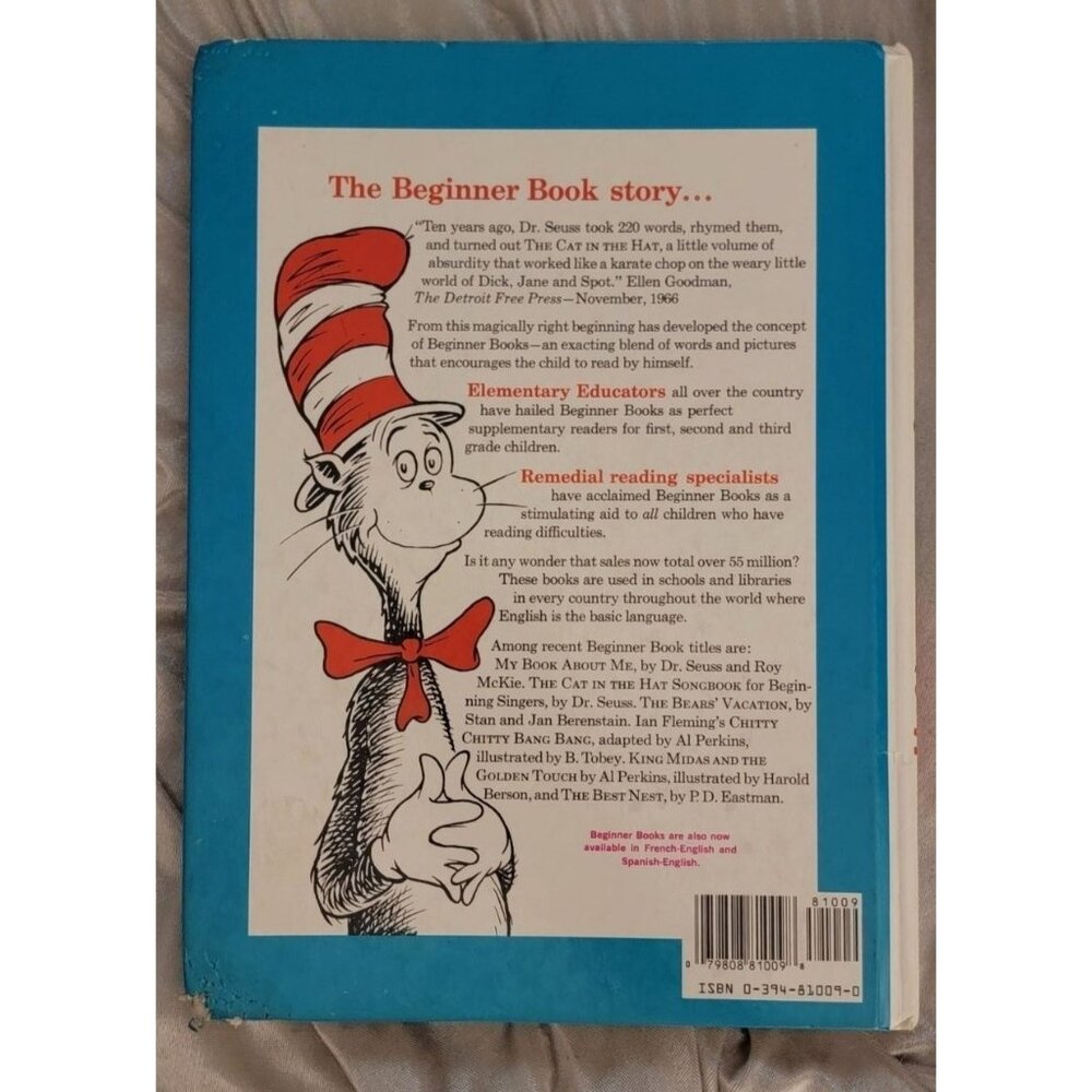 Vintage The Cat in the Hat Beginner Book Dictionary Hardcover | Dr. Seuss | P.D. - Picture 11 of 13
